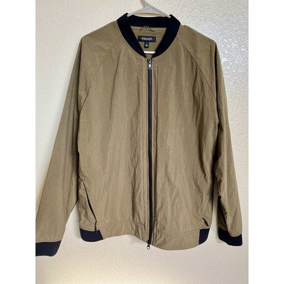 Huckberry Proof Duffel Bomber in Olive Men’s Size Large - Picture 1 of 6